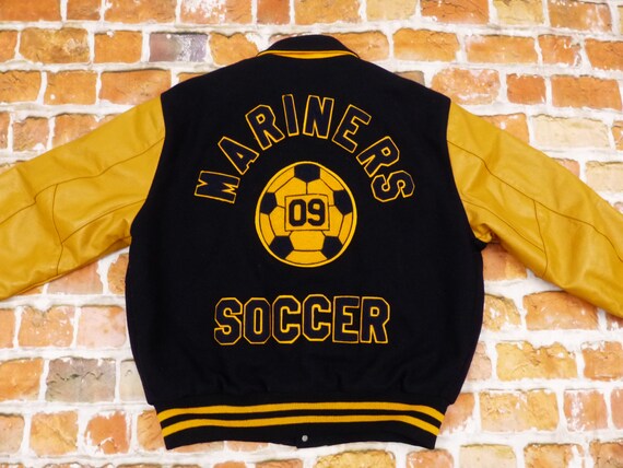 De Long High School College Varsity Jacket Mariner