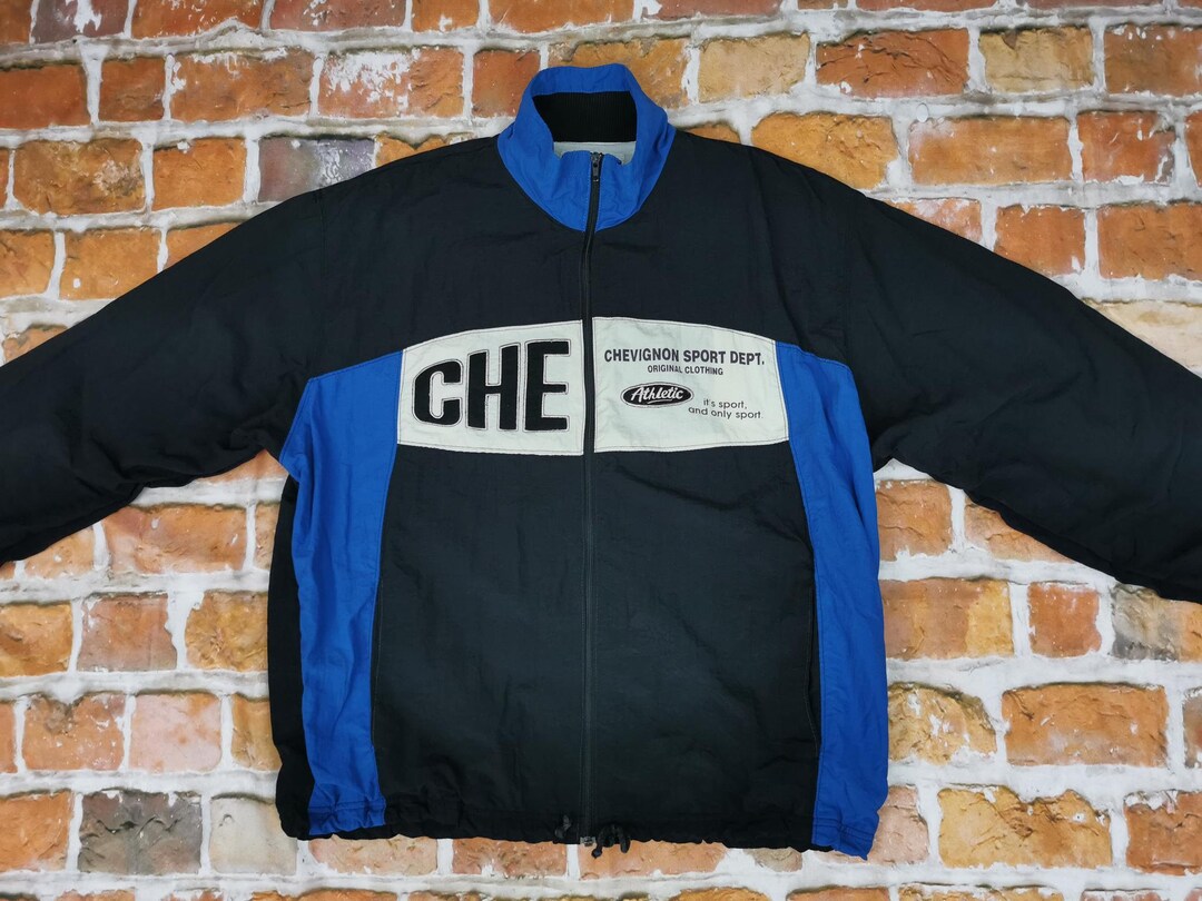 Chevignon Vintage Che Jacke Sport Line schwarz Casual