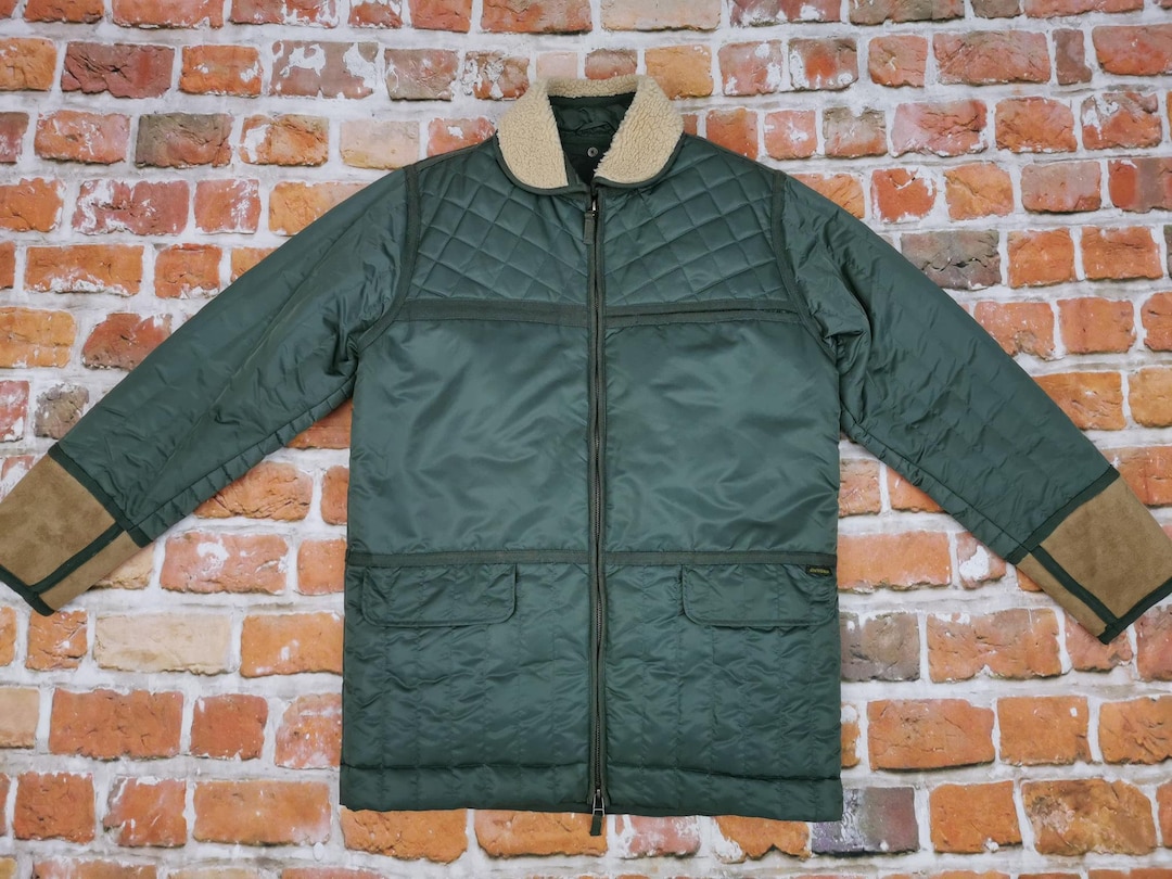 Chevignon Vintage Cosmos Coat Vest Olive Green Casual Jacket