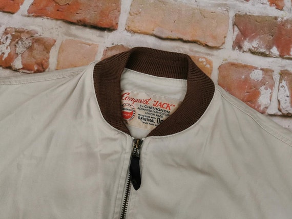 Chevignon vintage denim summer jacket crown scrip… - image 4
