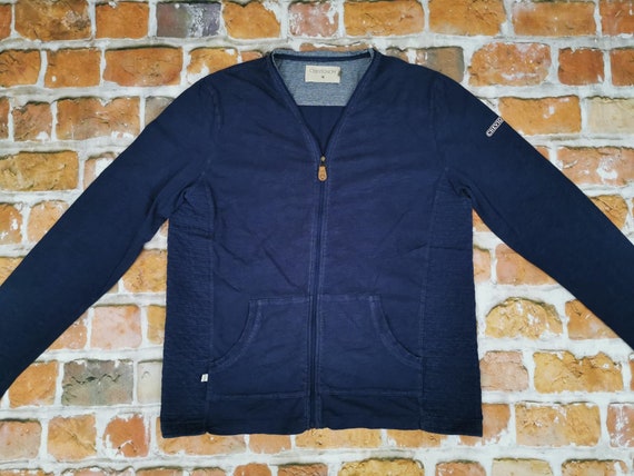 Veste Bomber Chevignon Vintage Cosmos - Taille M - Bleu Marine - Nylon - Occasion Très Bon état