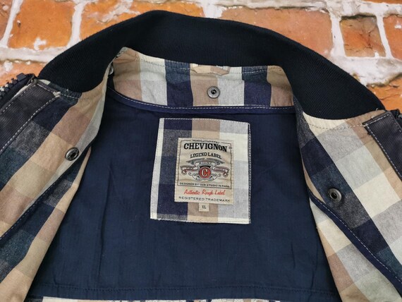Chevignon Vintage Jacke nova check Boston Racing … - image 9