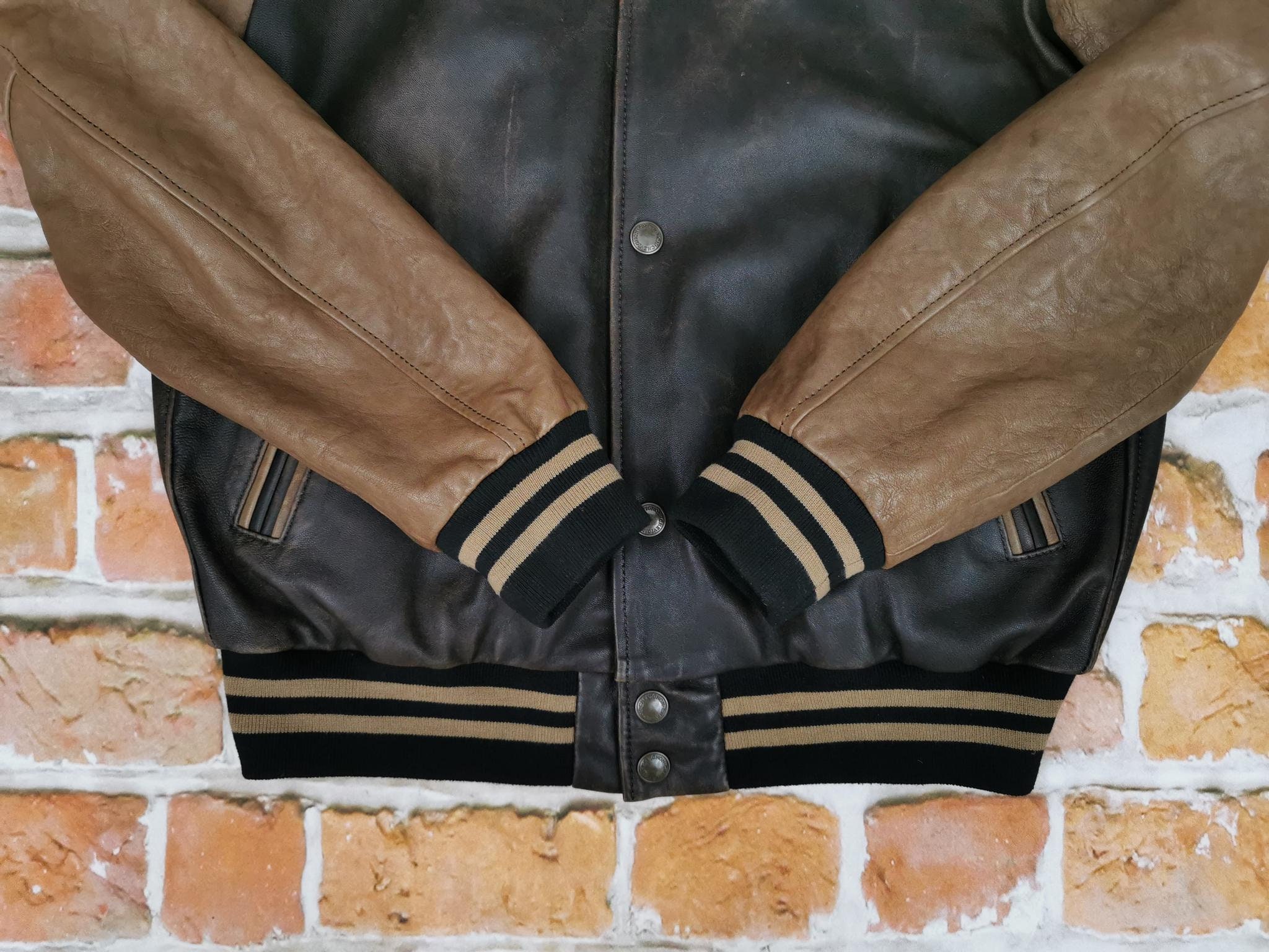 ジャケット・アウター 80s 90s CHEVIGNON Leather Varsity Jacket 80s 90s CHEVIGNON Leather Varsity Jacket size M | eBay