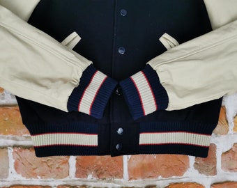 Franklin and Marshall Varsity College Jacket Navy Blue