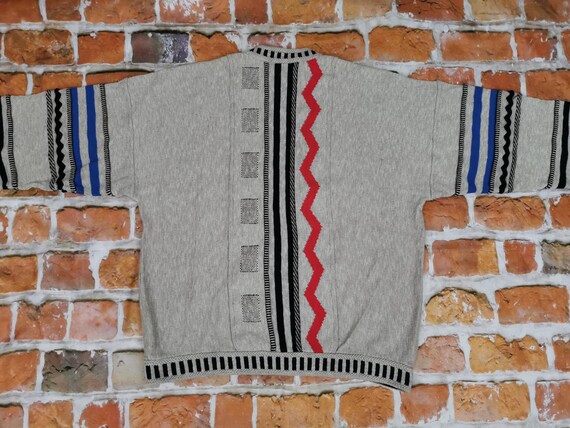 Carlo Colucci vintage cardigan Indian pattern col… - image 8