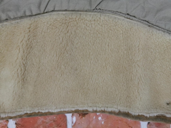 Chevignon Vintage Shearling Denim Winter Leather … - image 9