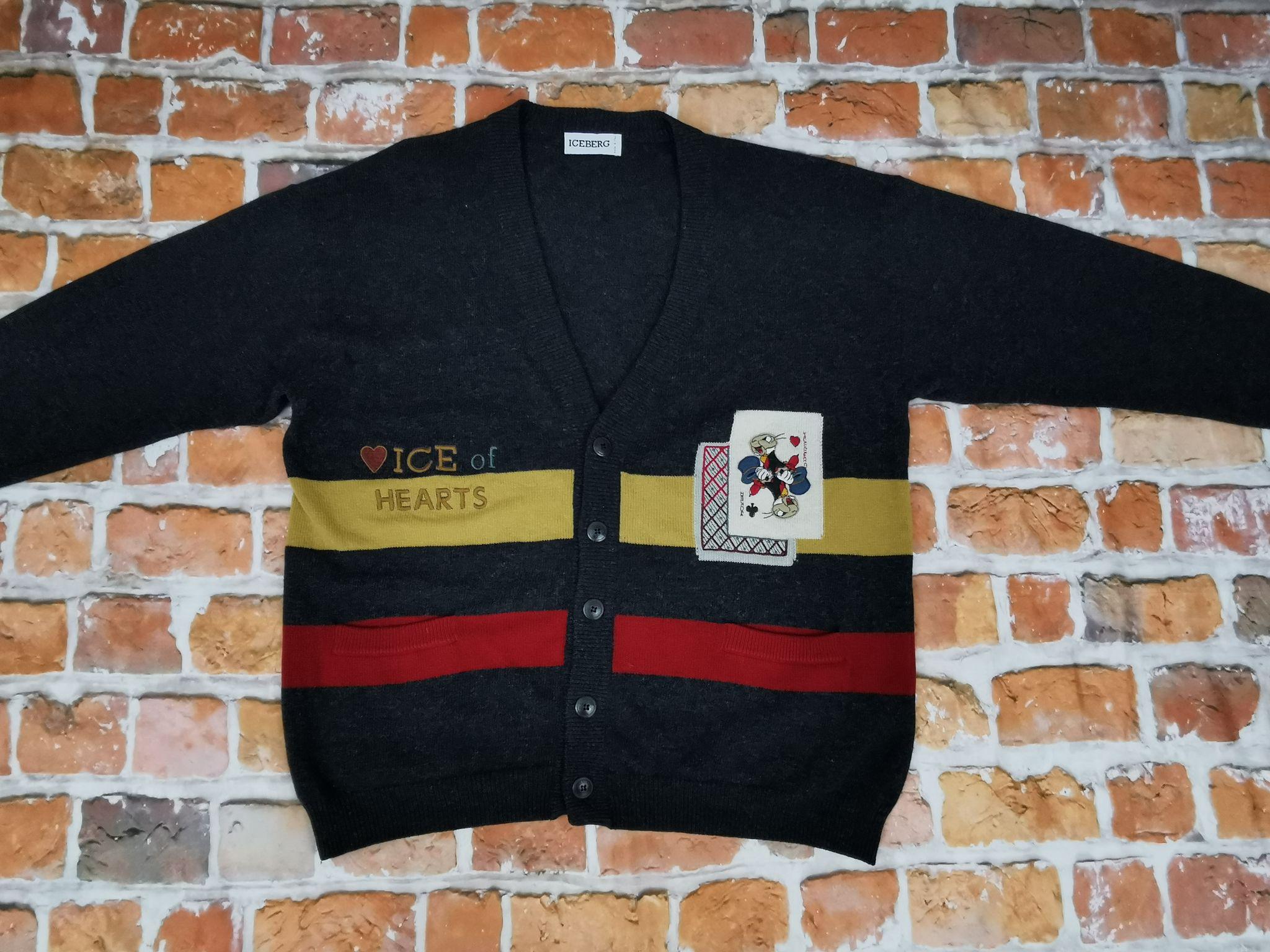 イタリア製 VTG 90s ICEBERG シルベスター カーディガン イタリア製