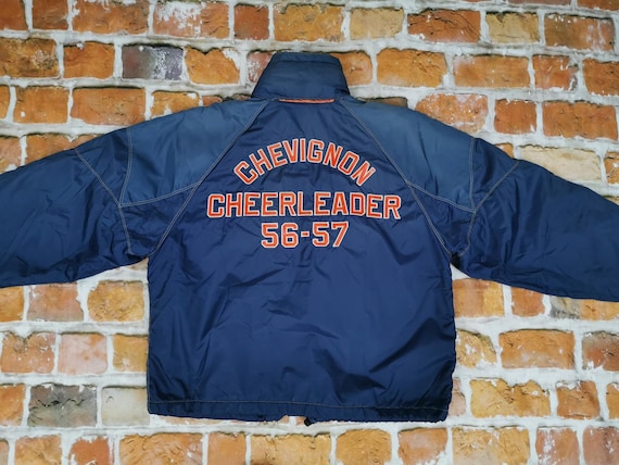 Chevignon Veste femme vintage CHEERLEADER 56 57 bleu orange casual Etsy France