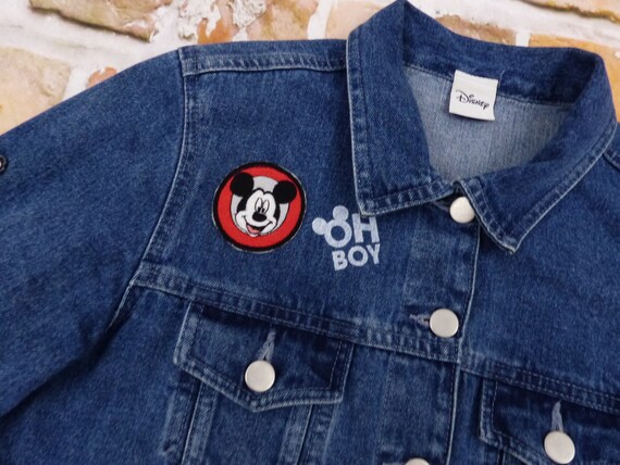 Walt Disney Mickey Mouse Vintage Damen Jeans jacke - image 4