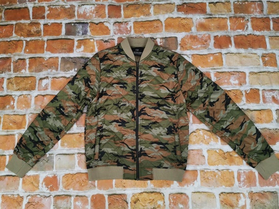 geur terugbetaling Klant Scotch and Soda Vintage Summer Camo Bomber Jacket Camouflage - Etsy