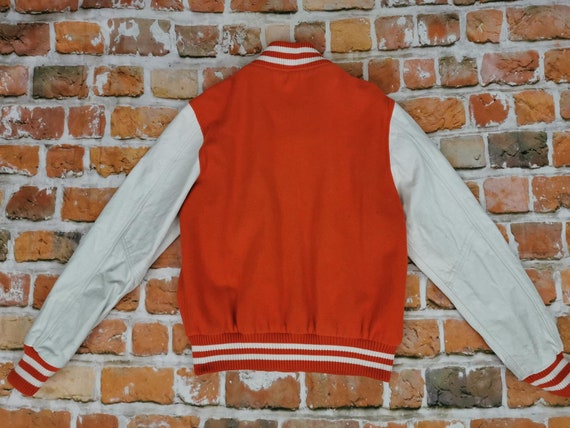 Franklin and Marshall Varsity College Jacket Orange White Vintage High School Casual Etsy Ireland