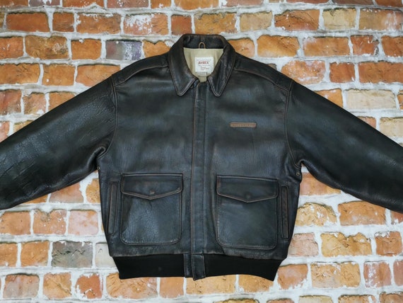 Avirex A2 Usa Pilots Vintage Leather Jacket THE ORIGINAL Avirex A2 Usa Pilots Vintage Leather Jacket THE ORIGINAL