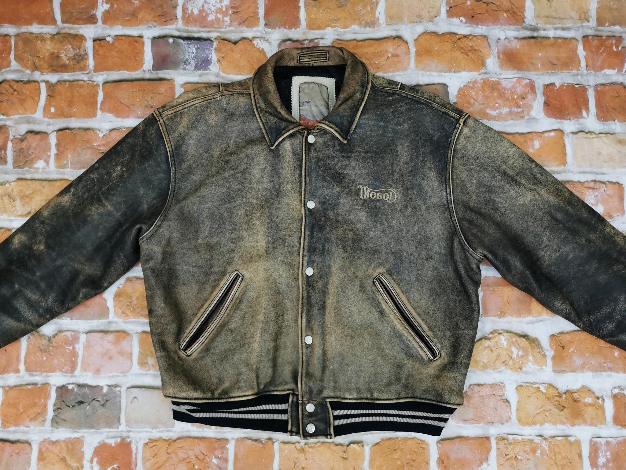 Giubbotto in pelle diesel hotsell