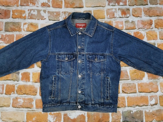 Wrangler Hero Vintage Jeans Jas Blauw Rodeo Casual - Etsy Nederland