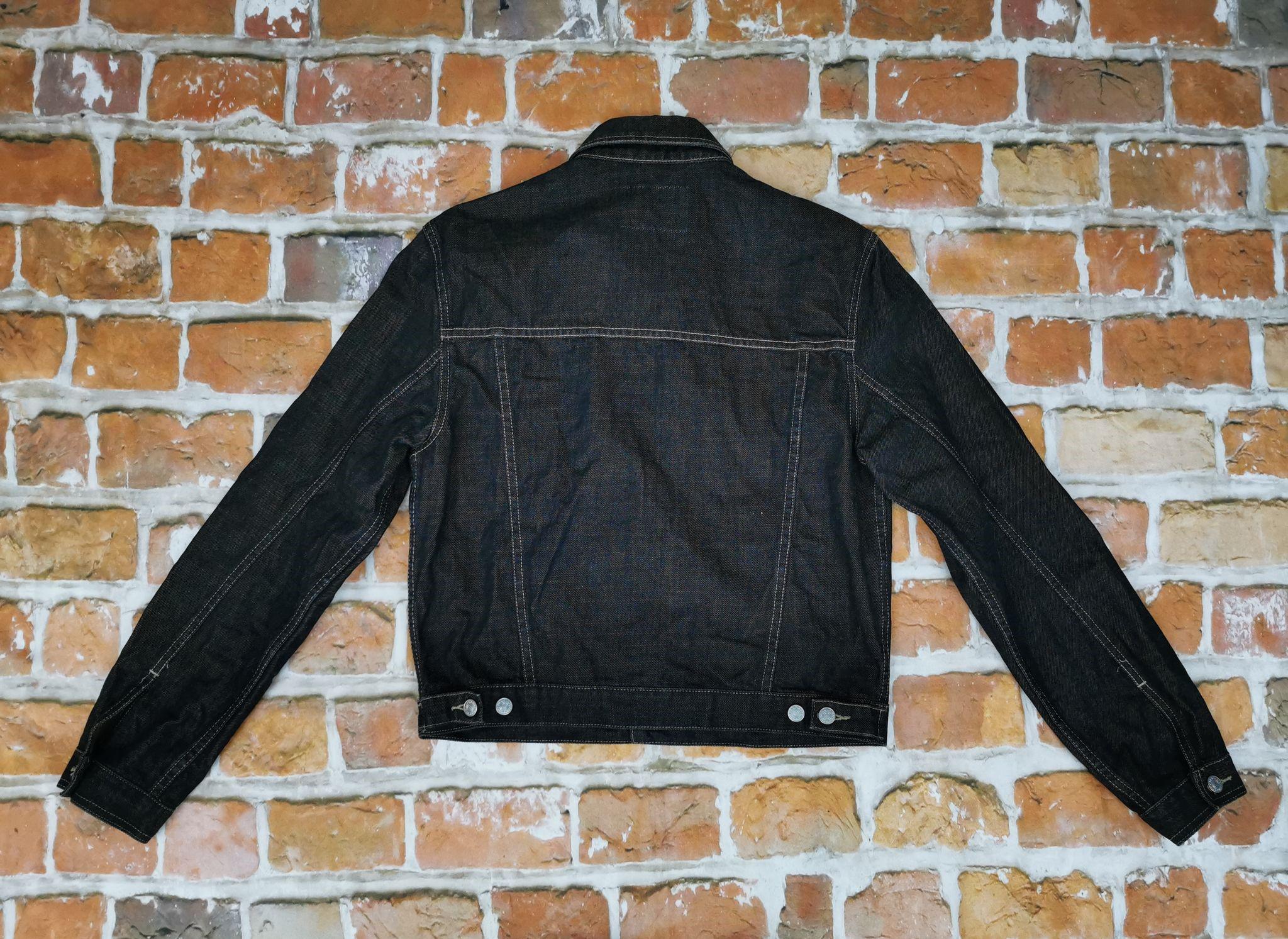 Chevignon Vintage Jeans Jacket Bartack Anthracite Black Casual - Etsy