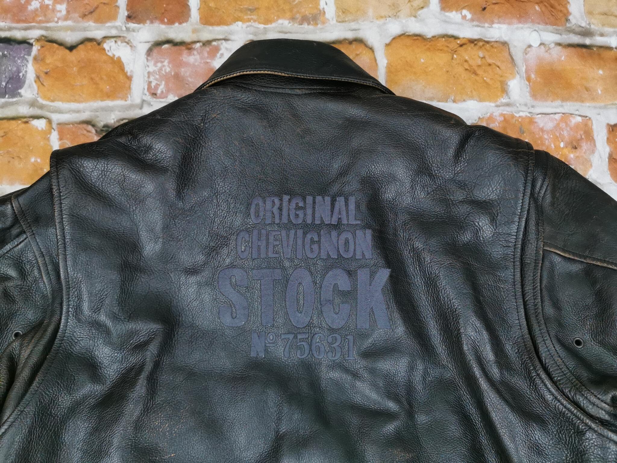 【値下げ中】 CHEVIGNON leather jacket Vintage Chevignon Leather Jacket Bomber Aviator CH-57 Men's