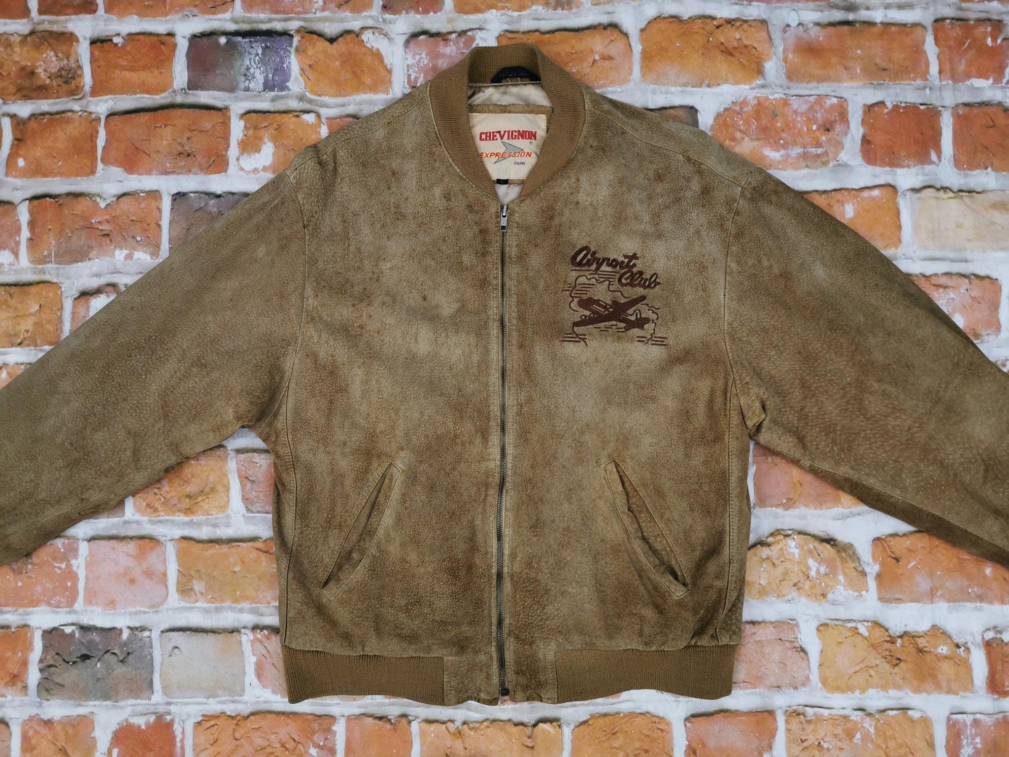 Vintage GAP Leather Jacket Black Bomber Coat X-large Youth