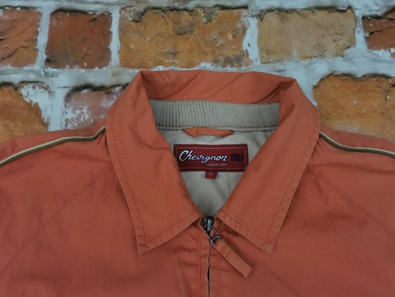 Veste Bomber Chevignon 1957 Vintage - Orange - Taille XL - Occasion Très Bon État
