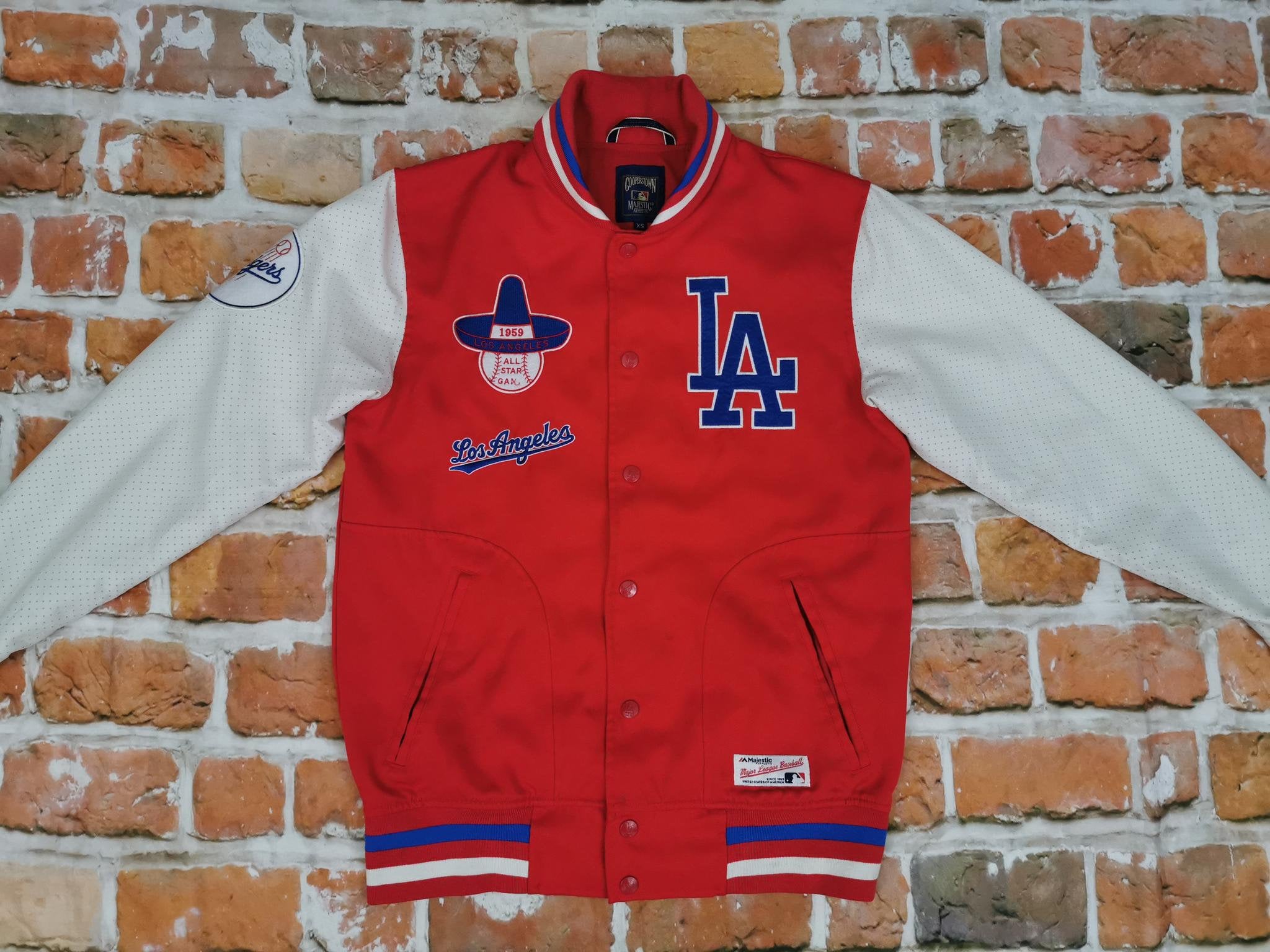 1959 Los Angeles Dodgers Baseball Vintage Jacket Majestic Mbl -  Denmark