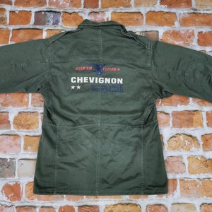 Chevignon Vintage Field Jacke Parka Olive grün Safari Sommer Casual