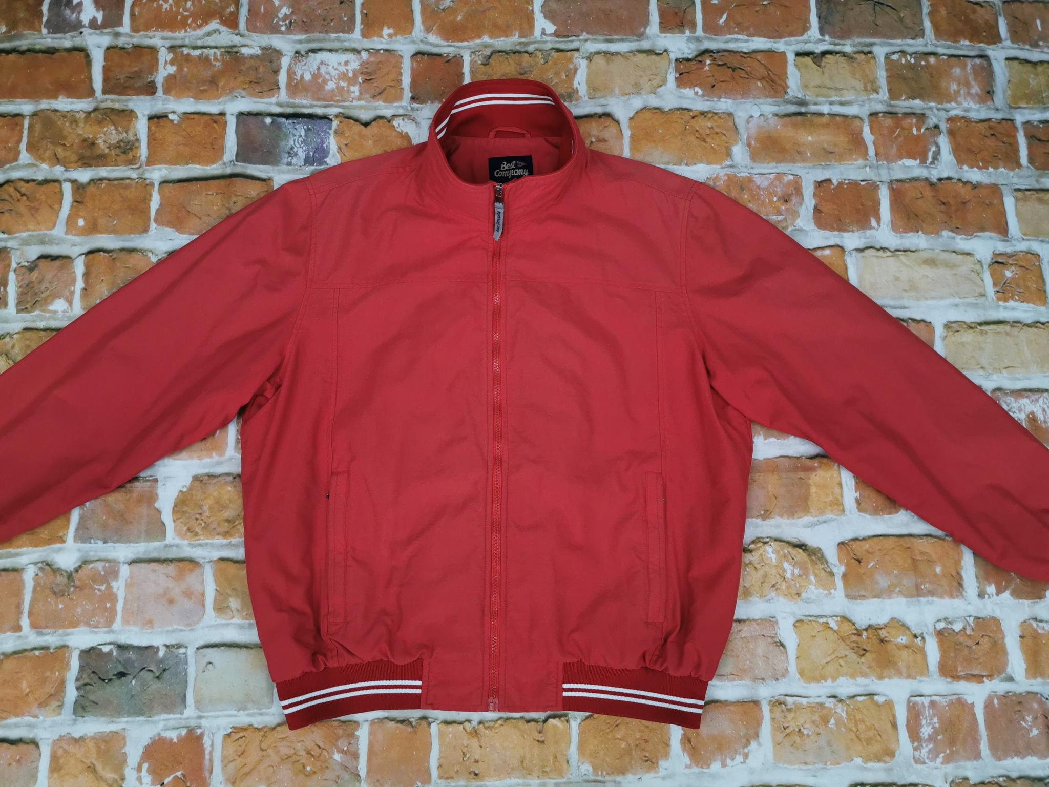 Best Company Vintage Summer Jacket HURRICANE Red Casual Italy - Etsy