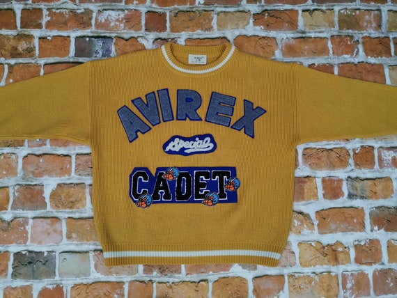 Avirex Cadet Usa New York College Vintage Pullove… - image 1