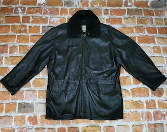 Chevignon Vintage Leather Jacket Pilots Aviator 1957 THORNES Brown