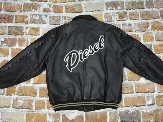 diesel vintage leather jacket