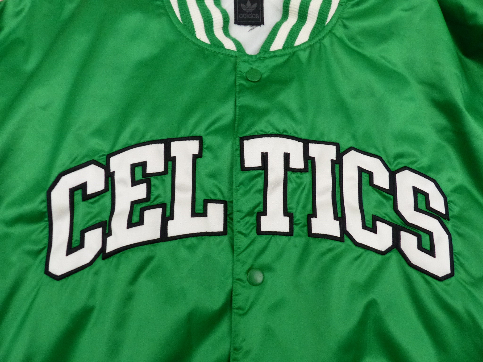 Adidas Boston Celtics Nba Vintage Chaqueta de Béisbol - Etsy España