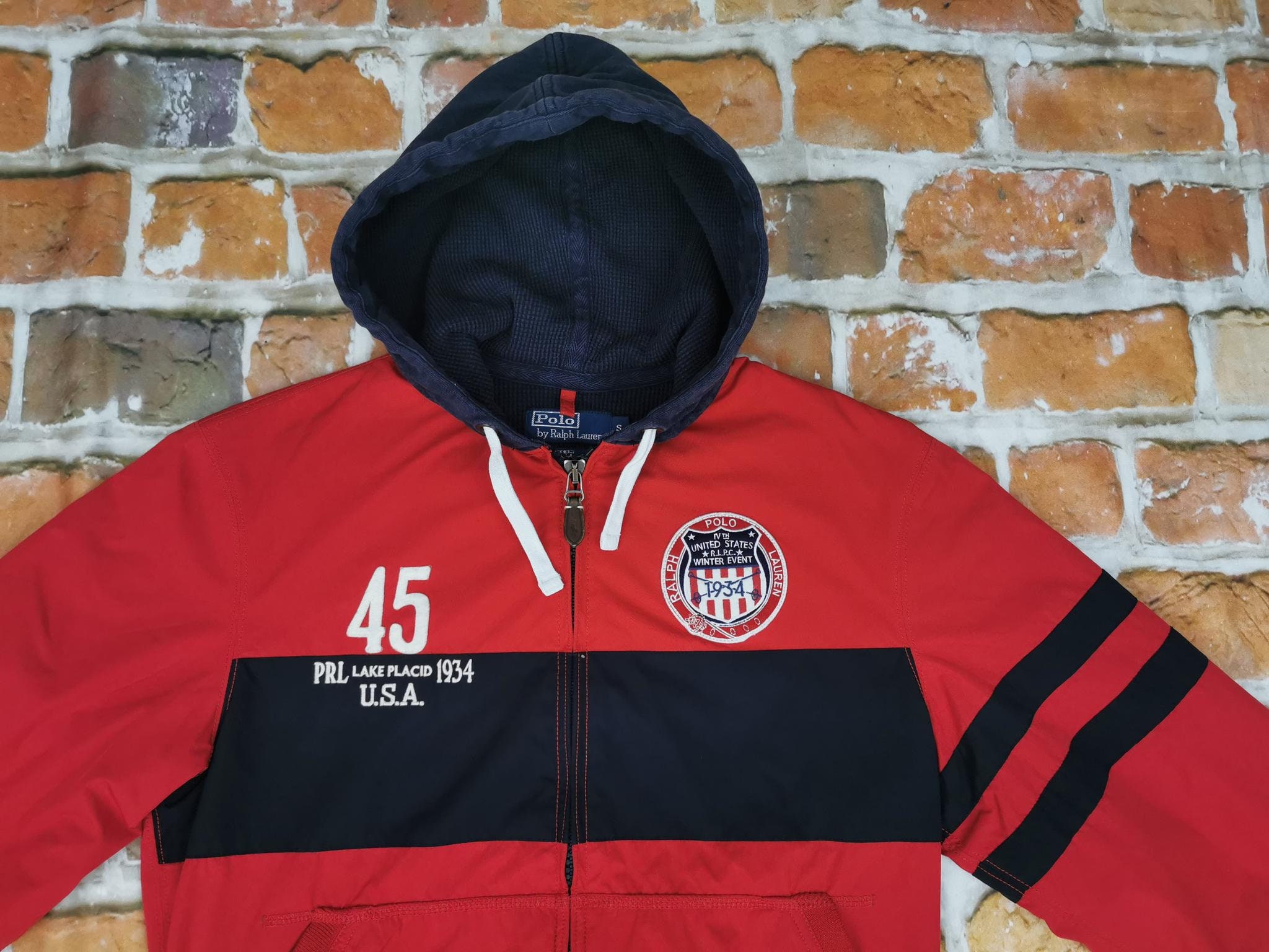 新品タグ付き　Polo Ralph Lauren ジャケット 67 Ralph Lauren Polo 67 Vintage Jacket 1934 LAKE PLACID Red