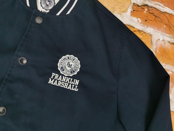Franklin and Marshall vintage baseball jacket var… - image 5
