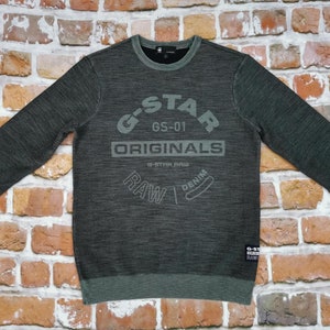 G-Star Raw Denim Vintage Sweater khaki army green Casual