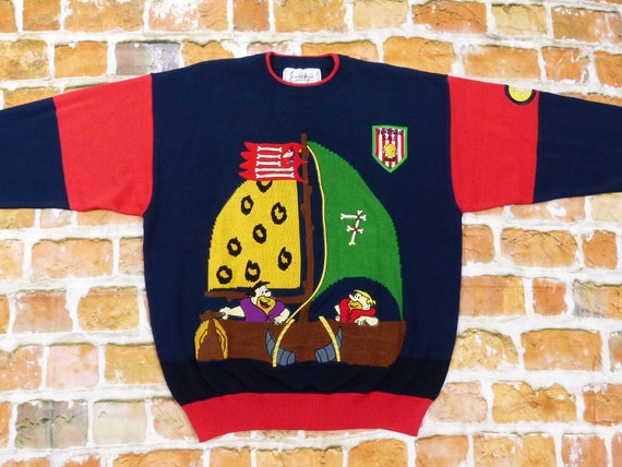 Castelbajac Iceberg Sweater Flintstones Fred Feuer