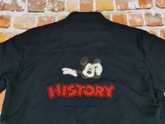 Iceberg History Vintage Winter Jacket Mickey Mouse Walt Disney