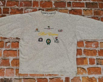 Jersey vintage Best Company Golf Lodge LINCELLES CORONNA Casual gris