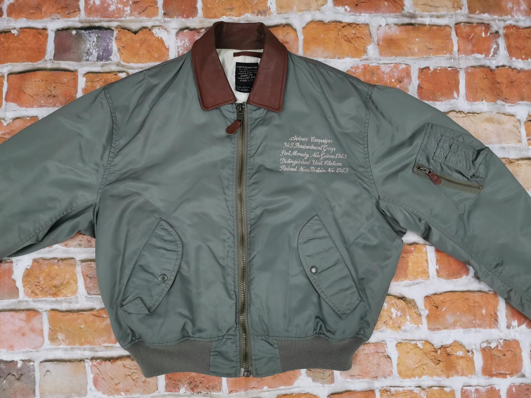 Cwu Bomber Jacket Avirex AVIREX Top Gun CWU Flight Jacket Size L