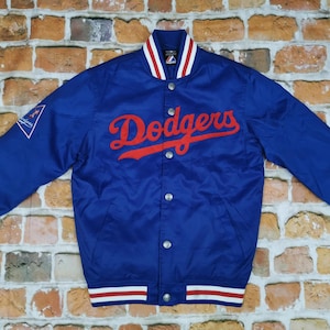 Majestic Vintage baseball Usa Jacket Los Angeles Dodgers la blue red Varsity