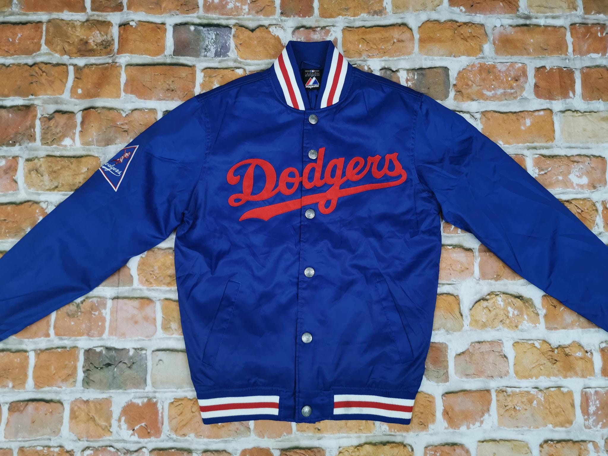 Majestic Vintage Baseball Usa Jacket Los Angeles Dodgers La 