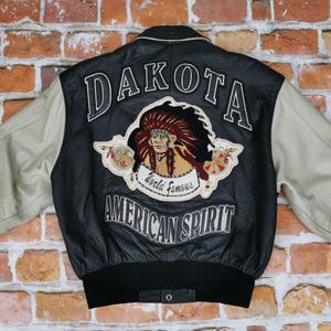 American Spirit Leather Jacket - Etsy