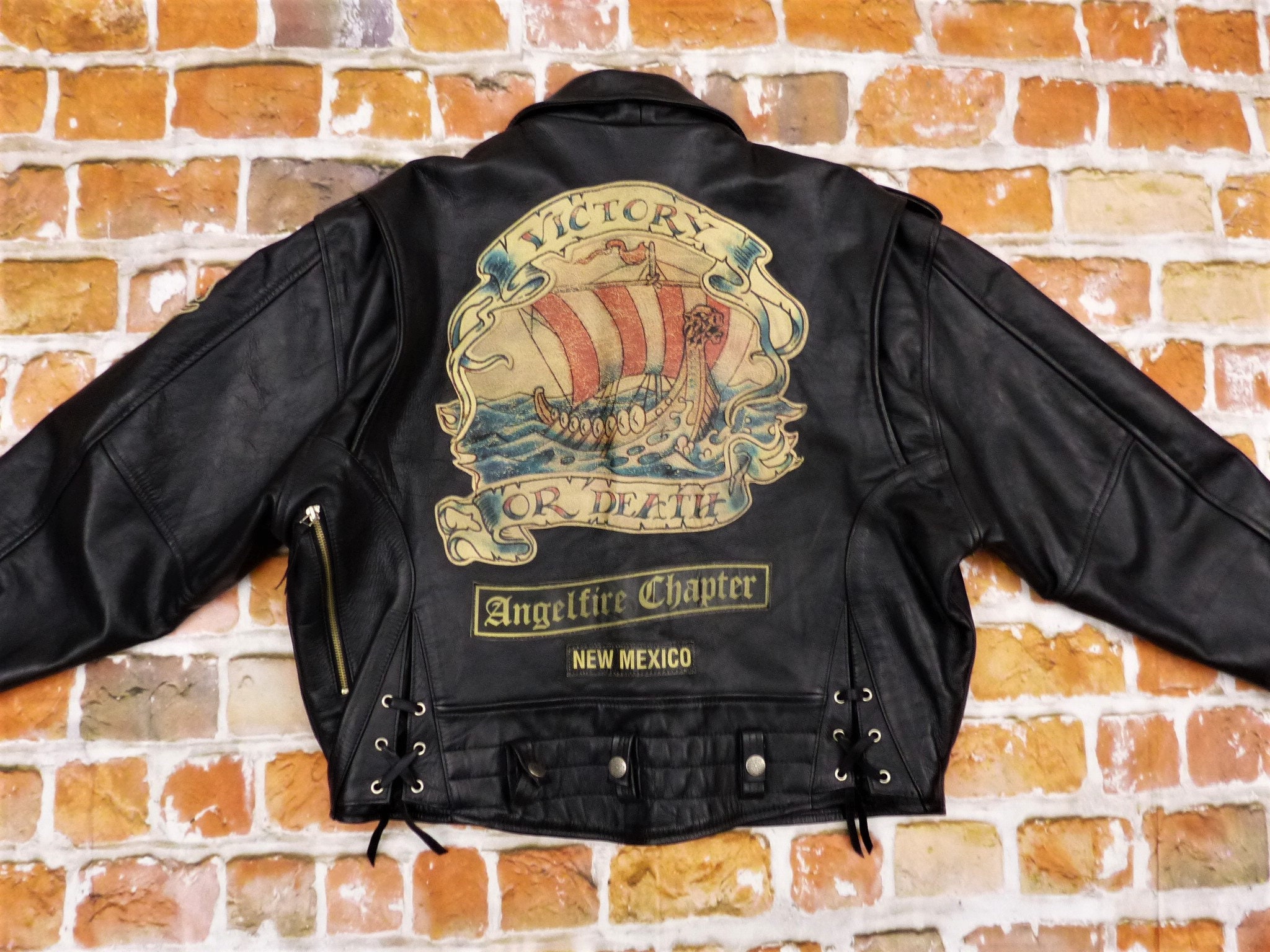 Victory motorcycle deals leather vest