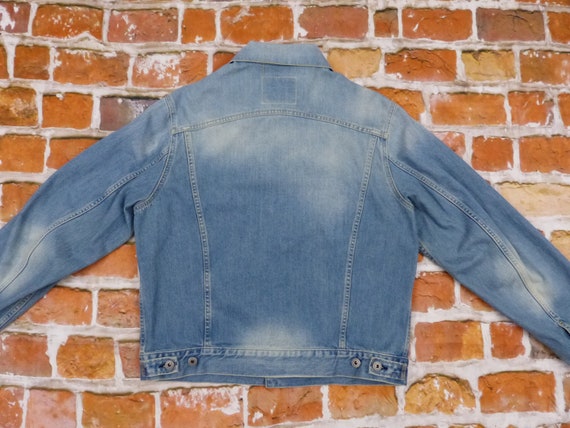 Replay Brand Blue Jeans Vintage Jacket Denim Ligh… - image 7
