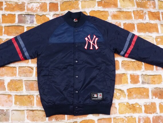 Majestic New York Yankees Baseball Bomber Usa Jacket Mbl Blue -  Canada