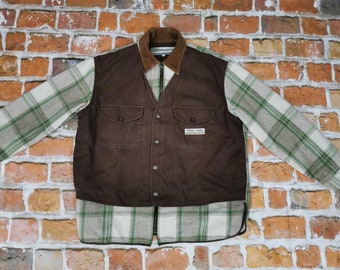 Chevignon camisa vintage chaqueta leñador andjackorda verde casual