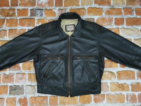 Chevignon Vintage Biker Leather Jacket AUTHENTIC PURE SPORTS Chevignon Vintage Biker Leather Jacket AUTHENTIC PURE SPORTS