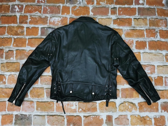 Chevignon Motorcycle Biker Leather Jacket Flying Wear Negan