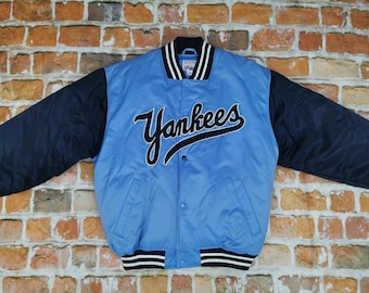 Majestic Vintage usa Baseball Jacke New York Yankees blau Mbl Casual