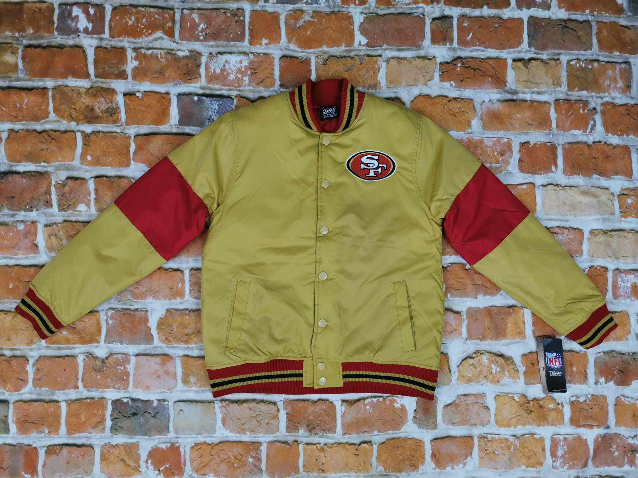 49ers gold jacket - Etsy 日本