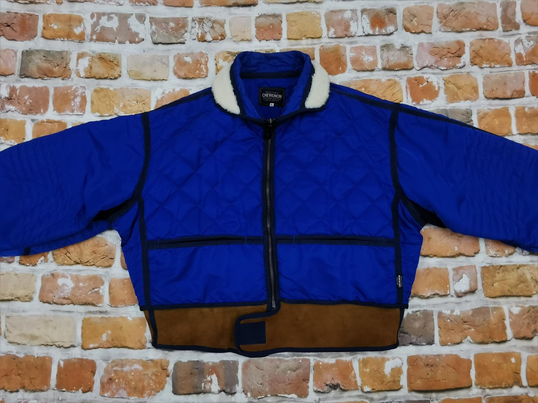Chevignon Vintage Cosmos Jacket Royal Blue Casual Marine Stock