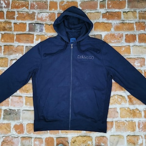 Best Company vintage hooded sweater jacket BC navy blue casual