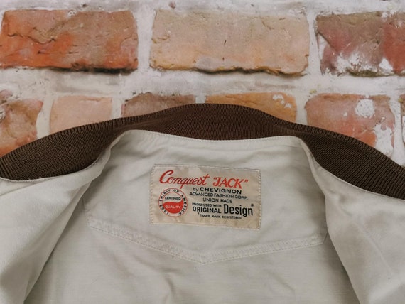 Chevignon vintage denim summer jacket crown scrip… - image 8